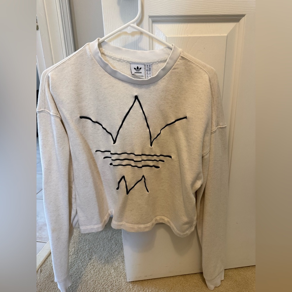 Adidas Cropped Sweatshirt – Women’s Medium
